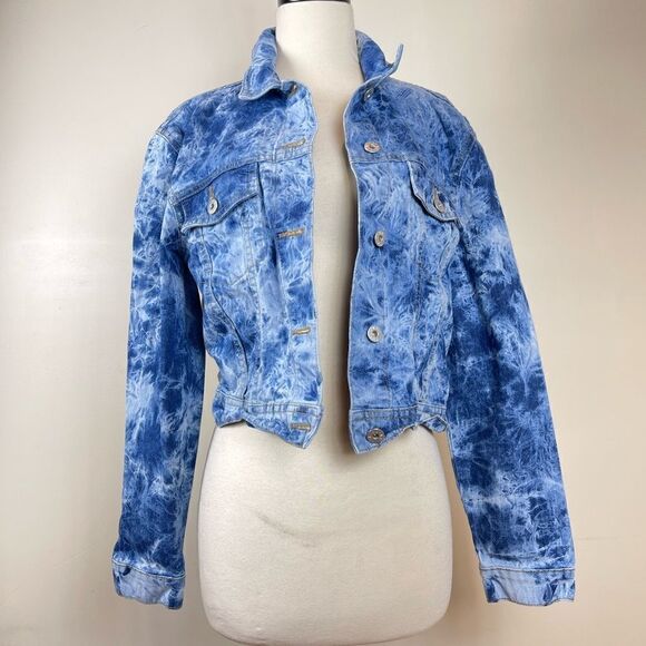 BB Dakota It’s A Must Tye Die Denim Jacket - Picture 1 of 5